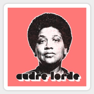 Audre Lorde / Retro Style FAn Art Design Sticker